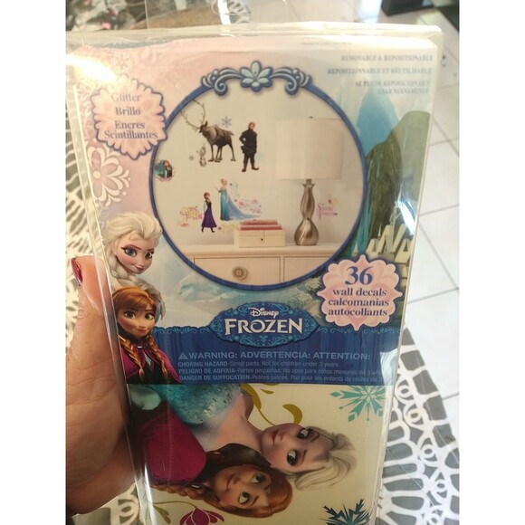 36 New Disney FROZEN ANNA ELSA OLAF Wall Decals Stickers Bedroom Decor Removable - Picture 5 of 6